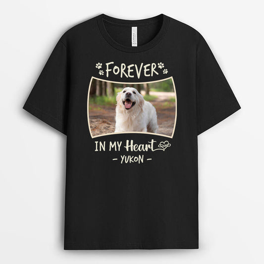 3350AUK1 personalised forever in my heart dog personalised gifts for pet owners