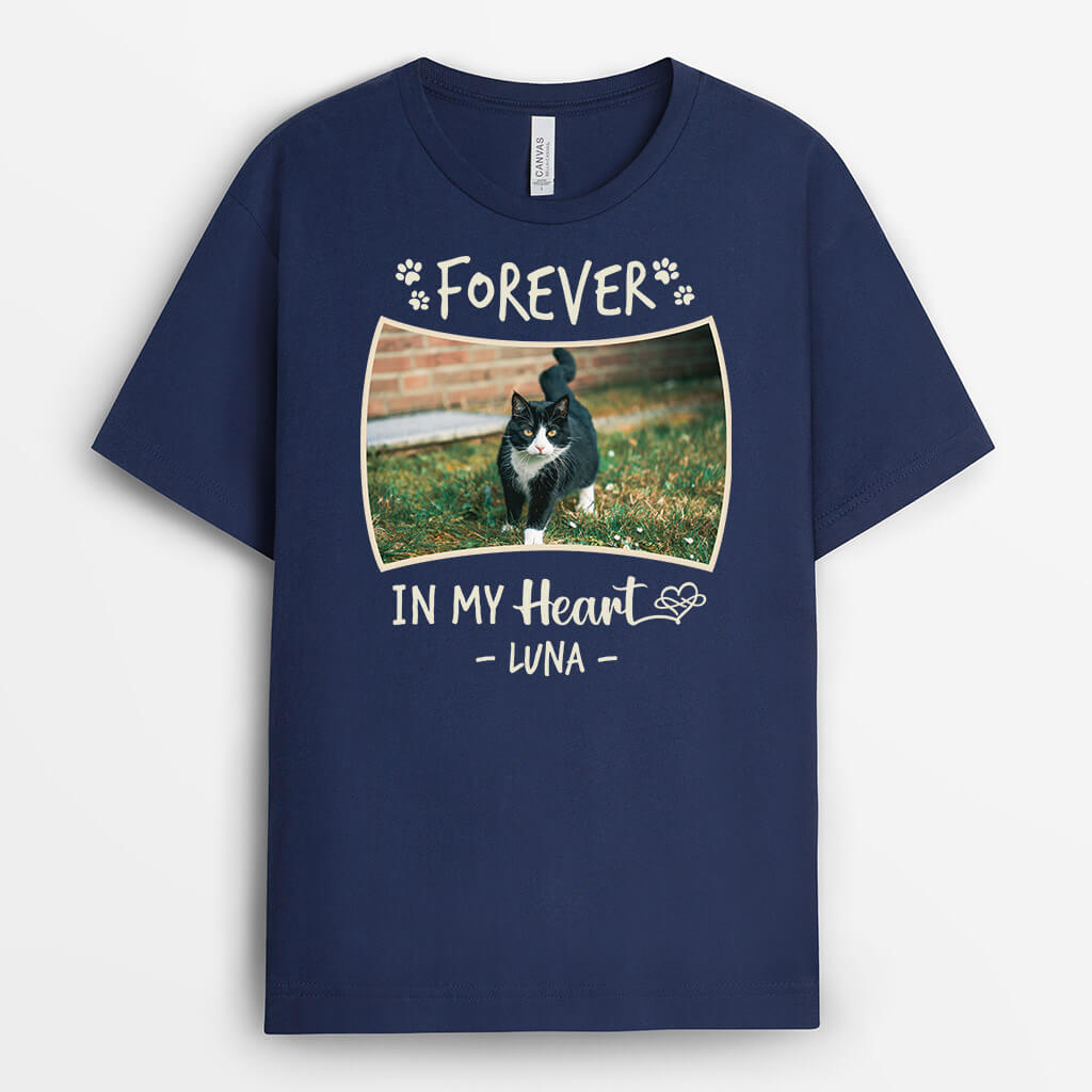 3350AUK2 personalised forever in my heart dog personalised gifts for pet owners