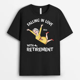 3399AUK2 falling in love with retirement t shirt personalised gifts for men