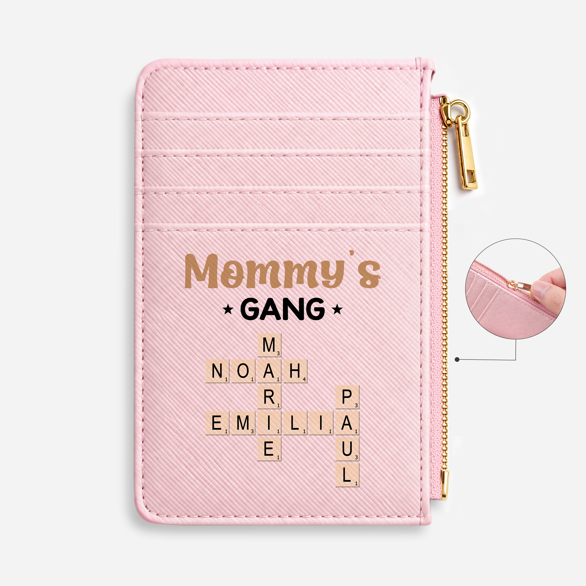 3402AUS1 card holder crossword personalized gifts for momdadgrandmagrandpa 3402aj8e5a