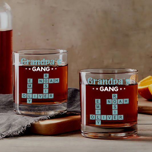 3402IUS1 personalized whiskey glasses _ crossword gifts for grandpa 3402I8Q5B