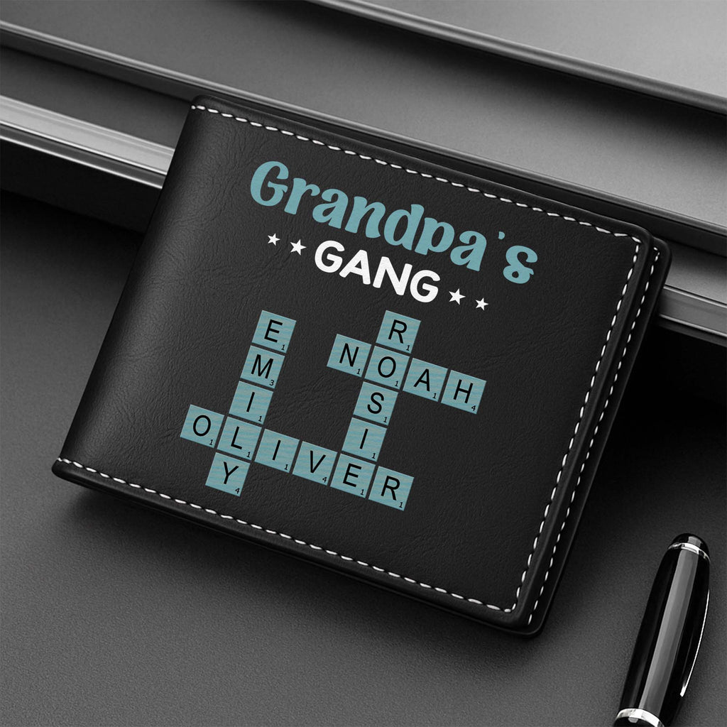 3402JUS2 personalized leather wallet fathers day gift for dad 3402J5M5B
