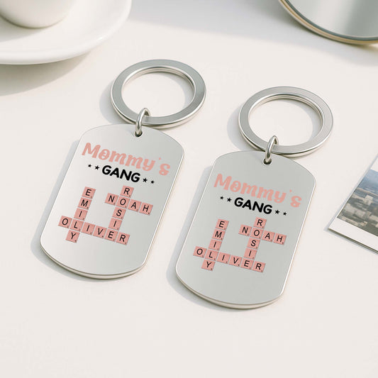 3402JUS2 personalized metal keychains _ crossword gifts for grandpa 3402J8Q5B