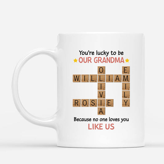 3422MUS1 personalized grandmother gifts_ crossword mugs with names 3422M6M5A
