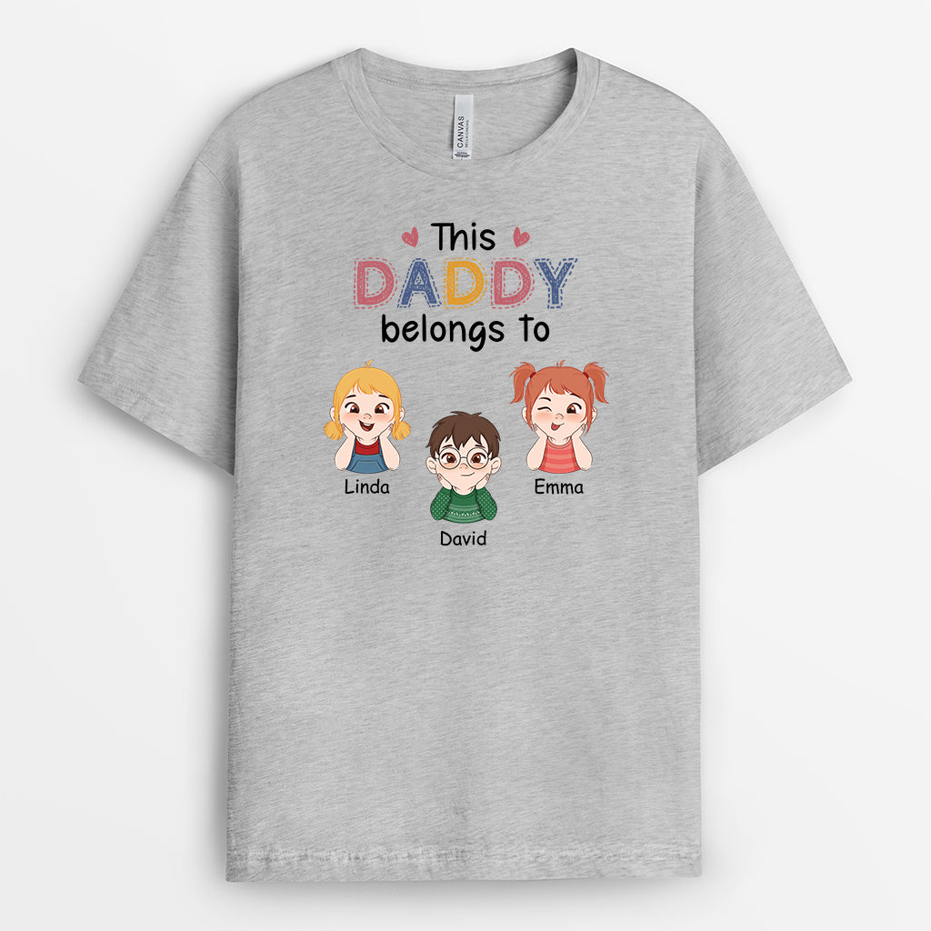 3452AUS1 colorful this grandad belongs to t shirt personalised gifts for grandad_1