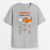 3453AUK2 grandads happy pills t shirt personalised gifts for grandad