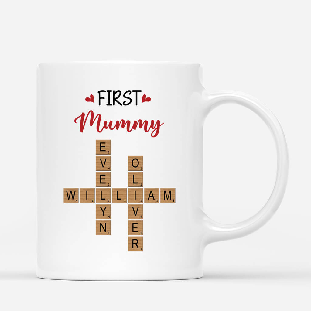 3454MUK2 first mummy now grandma mug personalised gifts for grandma