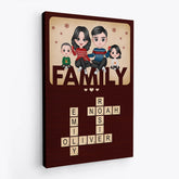 3461CUK2 xmas family crossword canvas personalised gifts for family_6002356f f063 4716 8351 6aeab522692e