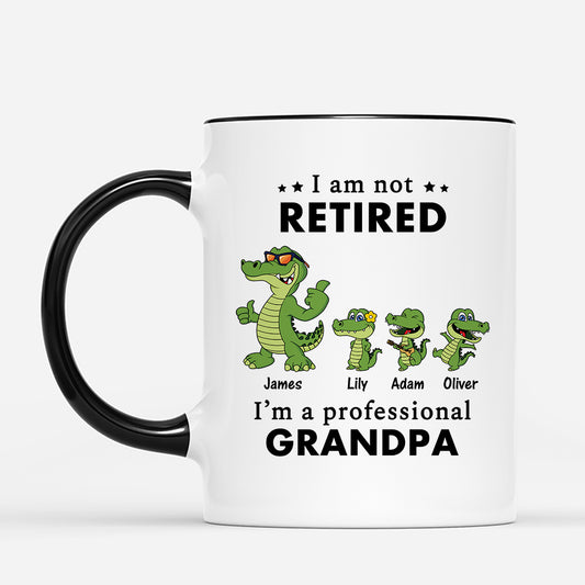 3488MUS2 custom retirement crocodile mug retirement gifts for grandpa_ 3488M6M8B
