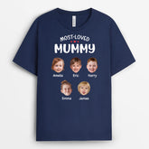 3496AUK2 most loved grandad t shirt personalised gifts for grandad