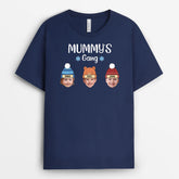 3545AUK2 grandads dads gang childrens face t shirt personalised presents for grandad dad