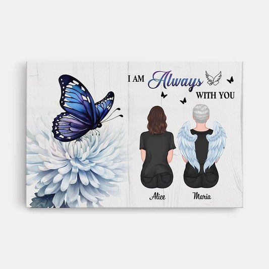 3555CUK1 i am always with you canvas personalised memorial gifts
