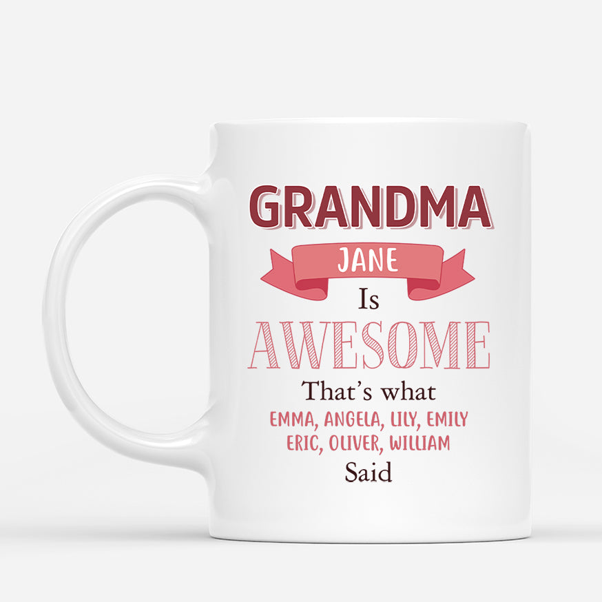 3564MUK1 mummy grandma is awesome mug personalised presents for grandma mum_08151b18 148e 4355 88db 74c1b27ebcce