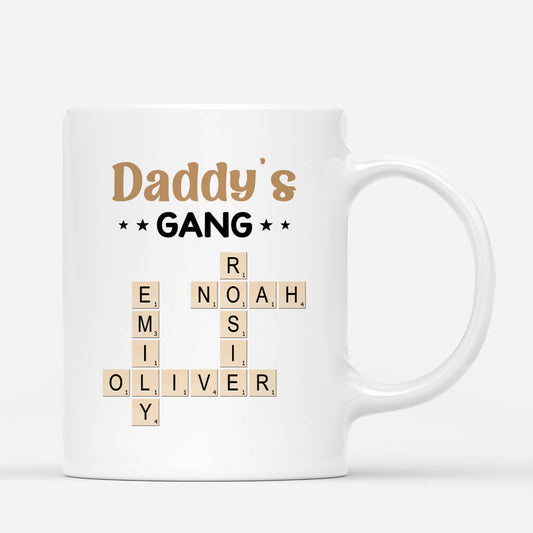 3590MUK2 grandma mummys gang crossword photo mug personalised gifts for her