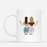 3642MUK2 friendship is the most precious treasure personalised mug for best friends