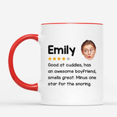 3655MUK2 funny review star rating mug for couple personalised couple gifts