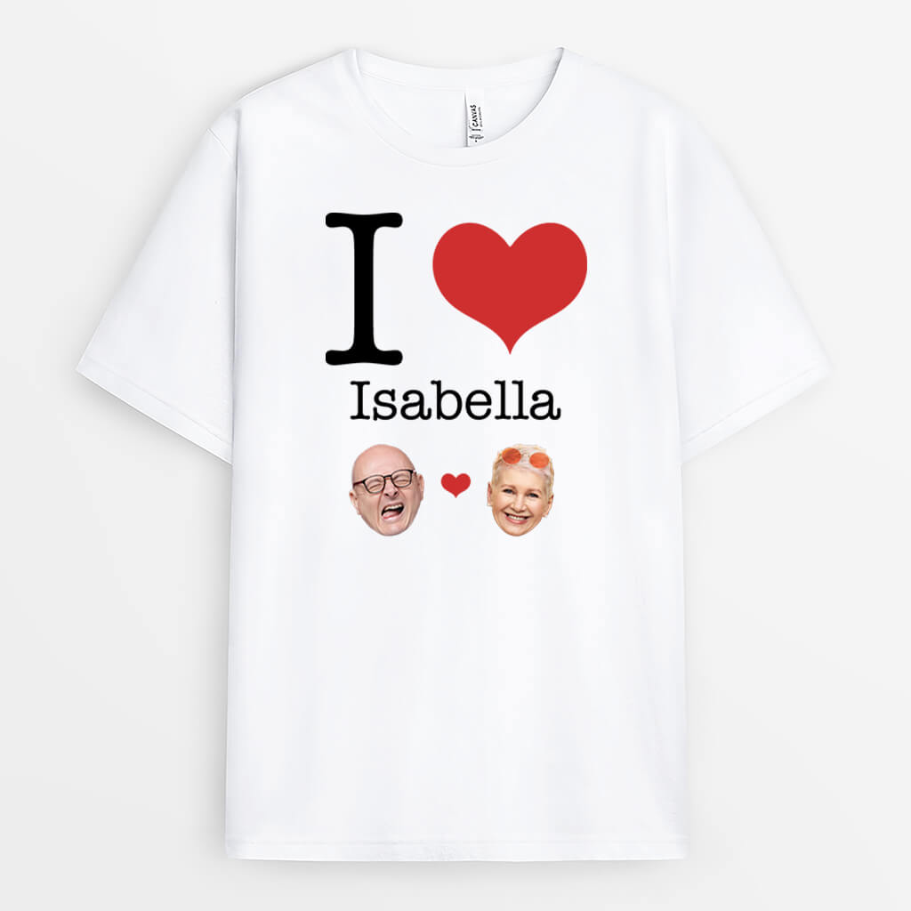 3658AUK1 i love you face t shirt personalised gifts for couples