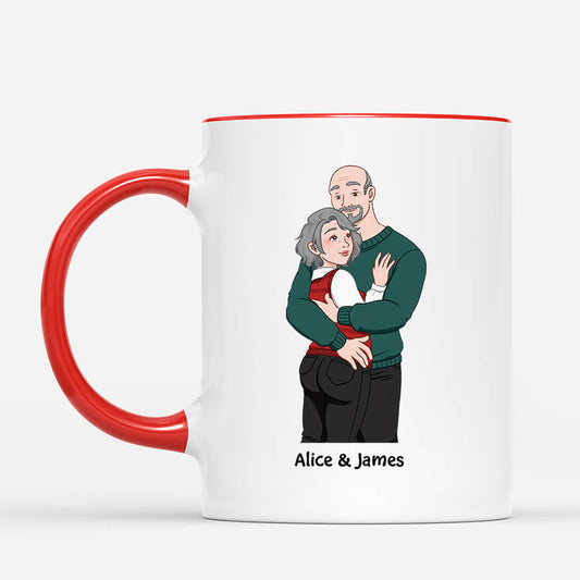 3664MUK2 i love you beyond the stars personalised mugs couples