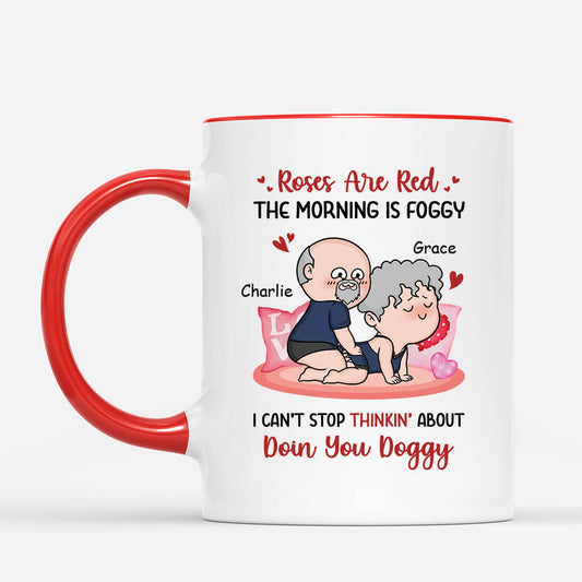 3703MUK2 roses are red the morning is foggy i cant stop thinkin about doin you doggy personalised couple mug_40fe82cb 8a67 43ea 9c8f b17905af4b2c