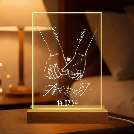 3705LUS1 personalized led night light wedding anniversary gifts for couples 3705lsf0g