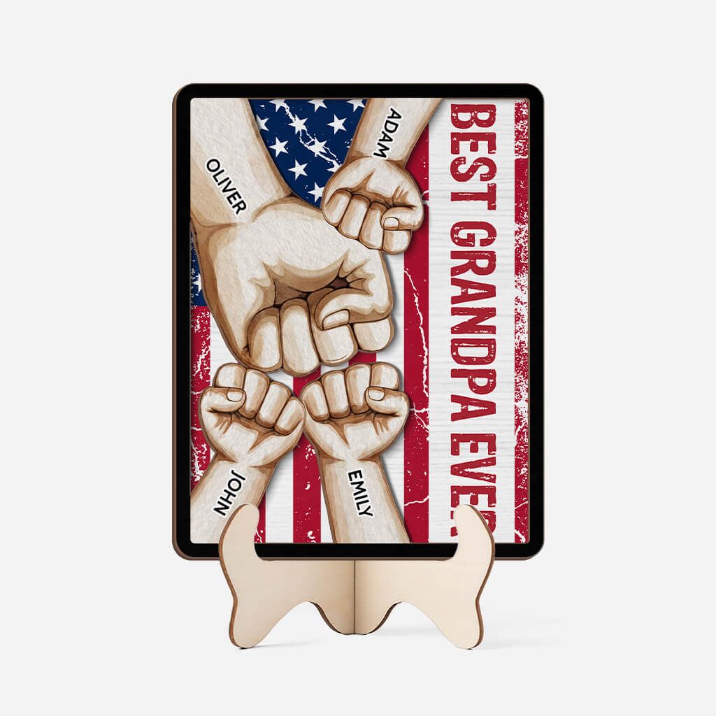 3807QUS1 best dad ever american flag wooden plaque personalized gift for dad 3807Q3H3B_94badc13 10ad 4d8b b6e8 5fd74ae7cd30