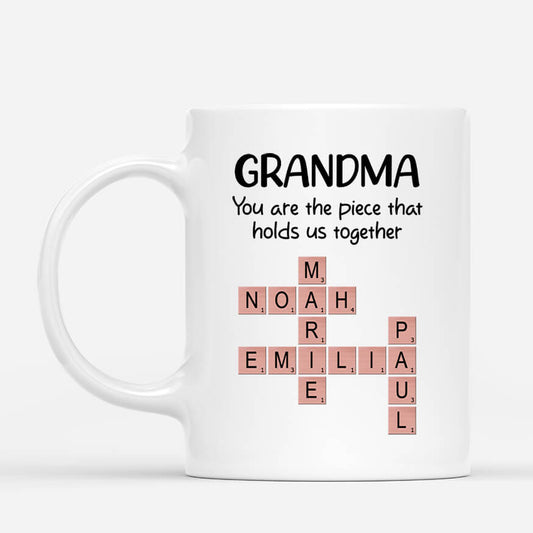 3818MUS1 you are the piece that holds us together personalized grandma mug unique gifts for grandmothers 3818M6M5A