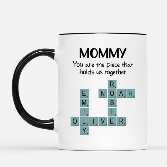 3818MUS2 you are the piece that holds us together personalized grandma mug unique gifts for grandmothers 3818M6M5A