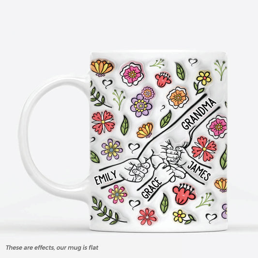 3823US1 you hold our hands also our hearts 3d inflated effect mug personalized gifts for grandmother 3823_ad48f0dd cea3 4de6 9c0b 4dabd34979ba
