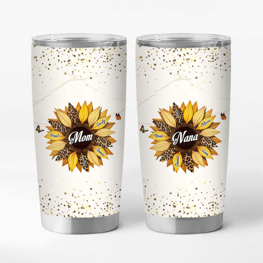 3827TUS1 personalized 20 oz tumbler sunflower gifts for nana mom 3827T5E3A