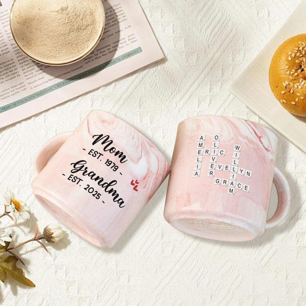 3876MUS2 personalized marble mug_ mothers day gifts for mom grandma 3876M3L5A