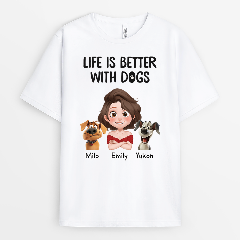 3903AUS1 personalized dog dad gifts life is better with a dog_ shirt 3903A5N0C_30268e64 3656 4c5e 8d5b c7aeb5bf7828