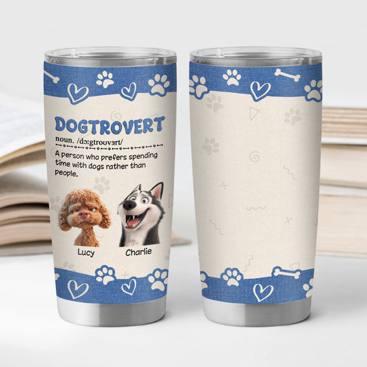 3910TUS2 funny personalized dog lover gifts custom 20oz tumbler 3910T3M5C
