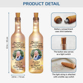 3916LUS2 personalized memorial gifts for loss of mother bottle light with photo_ 3916L3M5A