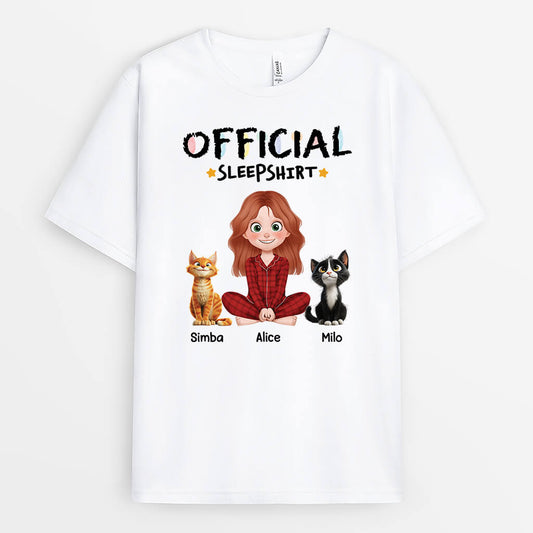 3939AUS1 personalized cat sleep shirt custom cat shirts for women 3939A9T0D_c124d6ff 22b3 4b86 9efc c19aebacd615