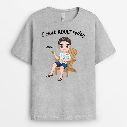 3945AUS2 custom shirt with face_ funny gifts for her i cant adult today 3945AKK0A
