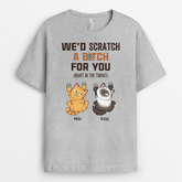 3967AUS2 funny custom cat shirt personalized cat gifts for humans 3967AKN3D