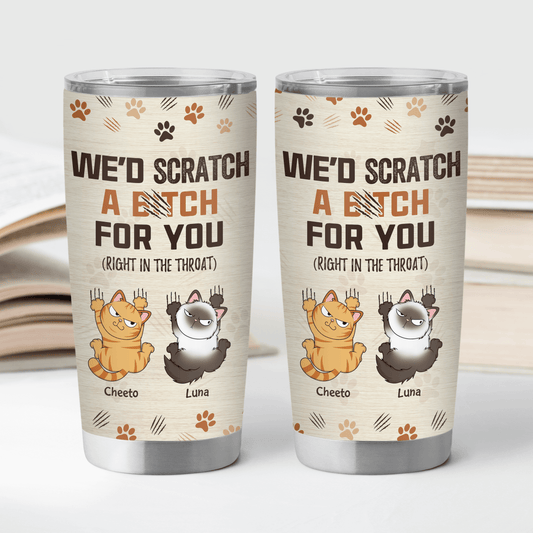 3967TUS2 custom cat tumbler 20oz funny gifts for cat owners 3967TKN3D