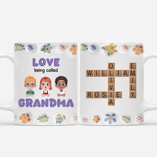 3990MUS1 3d printing effect custom grandma mug crossword gifts for grandma 3990MTT0A
