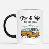 4017MUS2 custom camping mugs for couples_ you me and the dog mug_ 4017M8H0C
