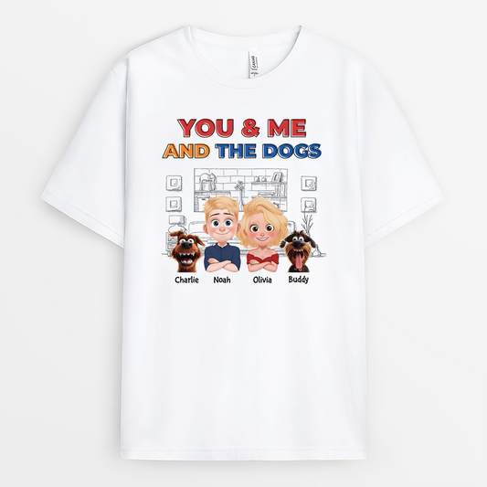 4038AUS1 personalized dog t shirts for couples_ you me and the dogs 4038AKH0C