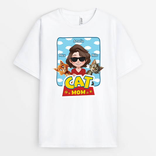 4047AUS1 personalized cat mom t shirt cute gifts for cat owners 4047A5H0D