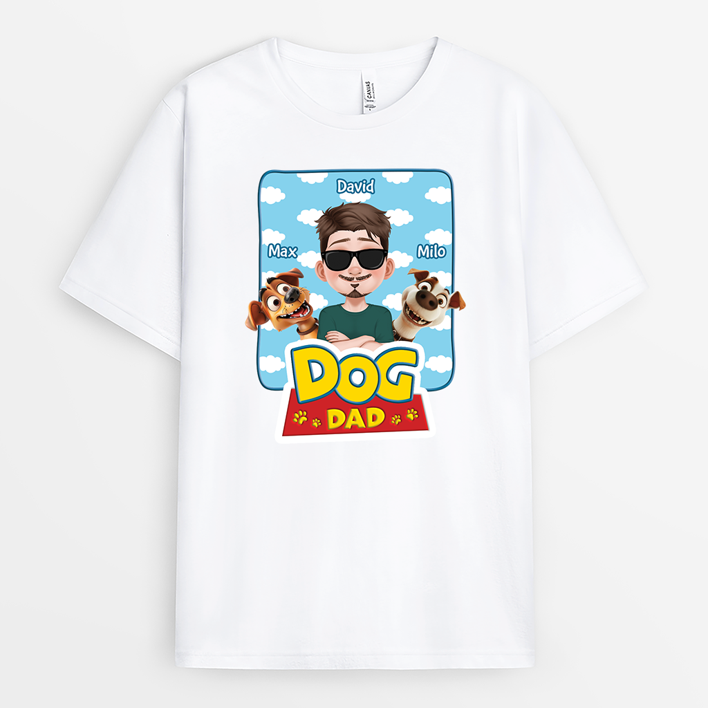 4047AUS1 personalized dog dad t shirt cute gifts for dog owners 4047A5H0C