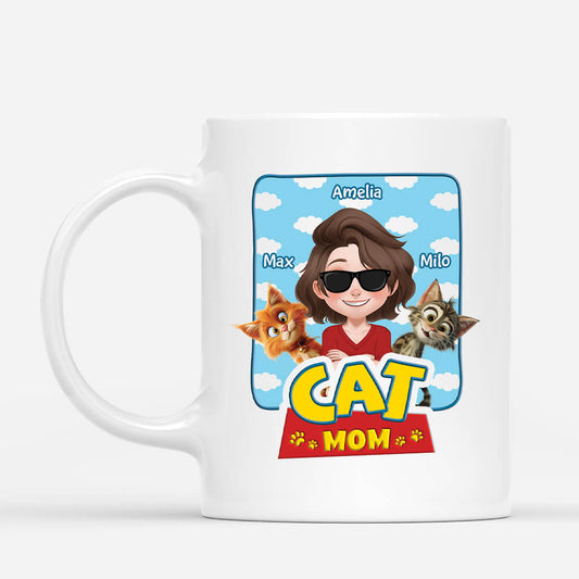 4047MUS1 personalized cat mug cartoon unique cat mom gifts 4047M5H0D