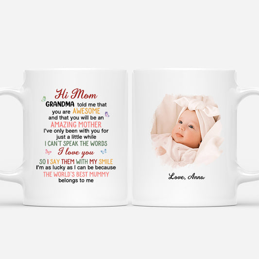 4055MUS1 personalized mom mug mothers day gift from baby_ 4055M8M5A