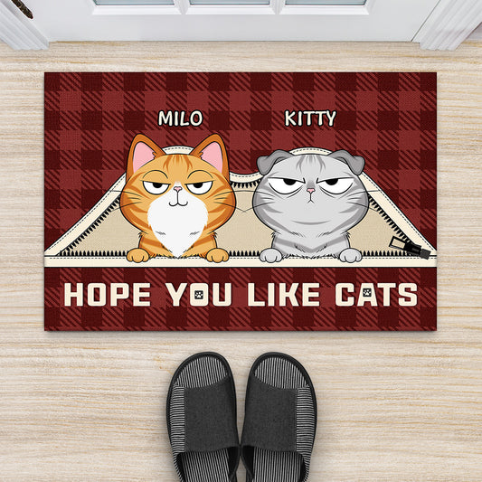 4061DUS2 personalized gifts for cat lovers cat doormats funny_ 4061DKQ0D_9ea426a6 84bd 49e1 9230 45fa1af05557