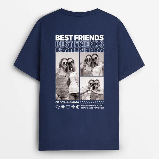 4065AUS1 custom t shirts with photo friendship gifts for best friend_ 4065ATM5F