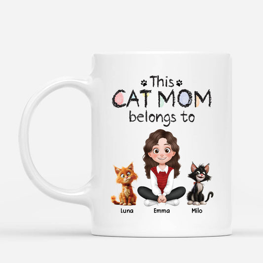 4071MUS1 cute cat mug personalized unique gifts for cat moms 4071M8I0D