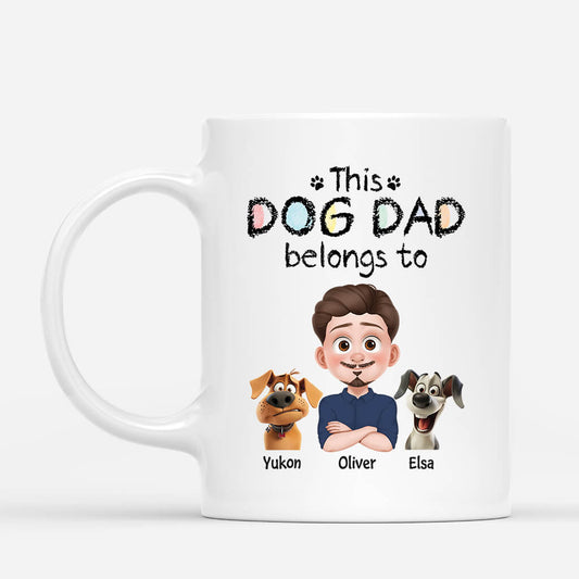 4071MUS1 personalized dog dad mug unique dad and dog gifts 4071M8I0C