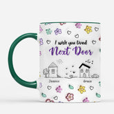 4081MUS2 3d printing effect personalized friend gifts_ i wish we lived next door mug 4081M9H5F