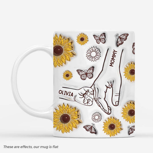 4090MUS1 3d printing effect personalized gifts for mom sunflower mug 4090MTM5A
